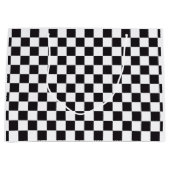 Car Racing / Chess Pattern + uw ruggengraat. en id Groot Cadeauzakje (Voorkant)