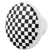 Car Racing / Chess Pattern + uw ruggengraat. en id Keramische Knop (Rechts)