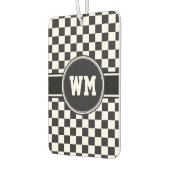 Car Racing / Chess Pattern + uw ruggengraat. en id Luchtverfrisser (Links)