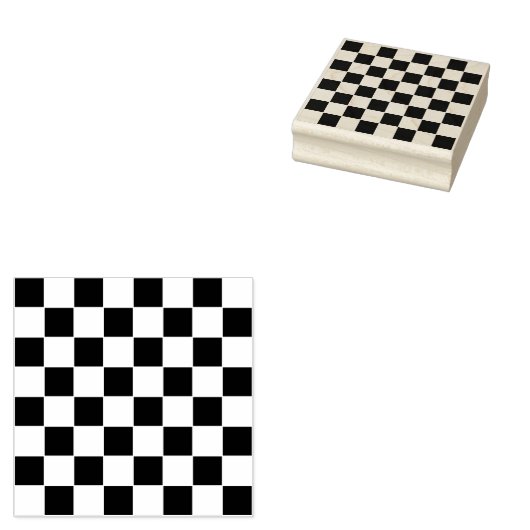 Car Racing / Chess Pattern + uw ruggengraat. en id Rubberstempel (Gestempeld)