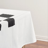 Car Racing / Chess Pattern + uw ruggengraat. en id Tafelkleed (Voorbeeld)