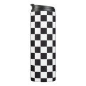 Car Racing / Chess Pattern + uw ruggengraat. en id Thermosbeker (Geroteerd rechts)