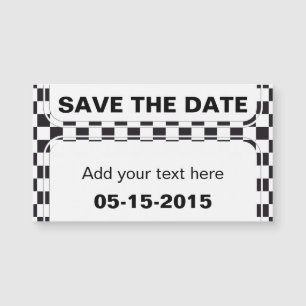 Car Racing / Chess Pattern + uw ruggengraat. en te