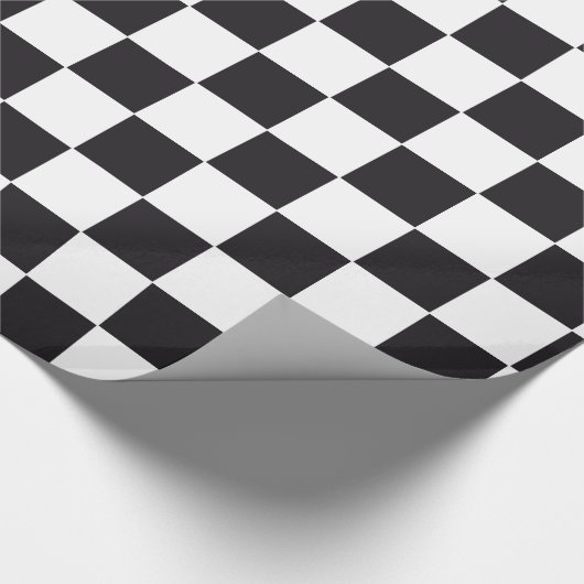 Car Racing / Chess Pattern + uw ruggengraat. en te Cadeaupapier (Hoek)