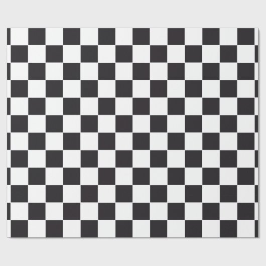 Car Racing / Chess Pattern + uw ruggengraat. en te Cadeaupapier (Vlak)