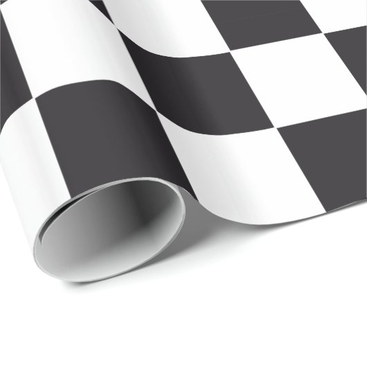 Car Racing / Chess Pattern + uw ruggengraat. en te Cadeaupapier (Rol Hoek)