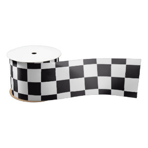 Car Racing / Chess Pattern + uw ruggengraat. en te Satijnen Lint