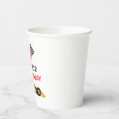 Car Racing Party paper cups Papieren Bekers (Links)