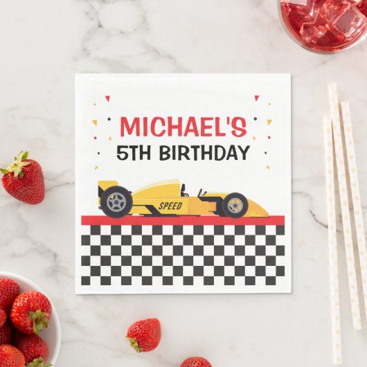 Car Racing Party Servet (Insitu)