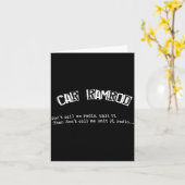 Car Ramrod Don't Call Me Radio Super Troopers Quot Kaart (Gele Bloem)