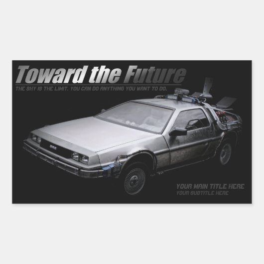 Car：Rectangle Seal Rechthoekige Sticker (Voorkant)