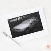 Car：Rectangle Seal Rechthoekige Sticker (Envelop)