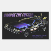 Car：Rectangle Seal Rechthoekige Sticker (Voorkant)