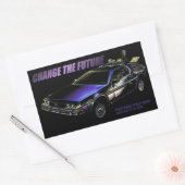 Car：Rectangle Seal Rechthoekige Sticker (Envelop)