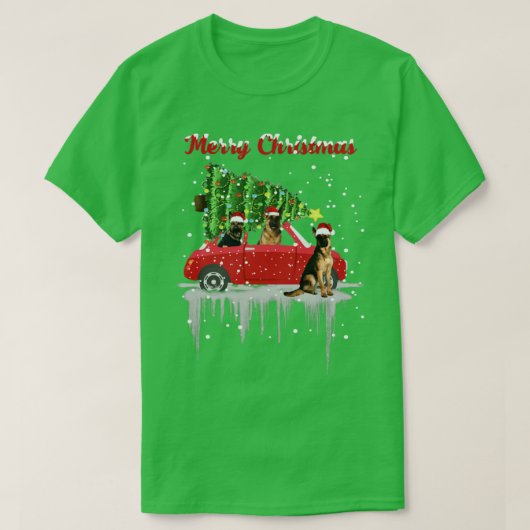 Car Red Truck T-shirt (Design voorkant)