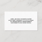 Car Repair Logo | Mechanic Shop Visitekaartje (Achterkant)