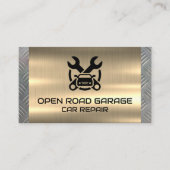 Car Repair Logo | Mechanic Shop Visitekaartje (Voorkant)