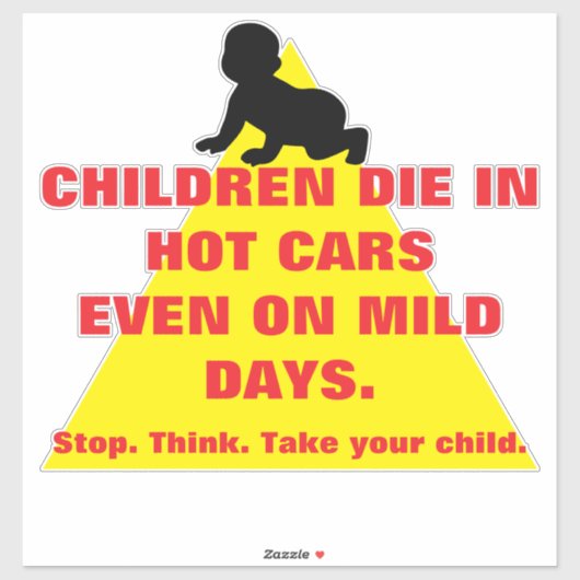 Car Safety Window Sticker Children Safety (Vel)