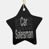 Car Salesman Extraordinaire Keramisch Ornament (Links)