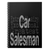 Car Salesman Extraordinaire Notitieboek (Voorkant)