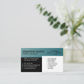 Car Silhouette - Mechanische automatische reparati Visitekaartje (Staand voorkant)