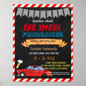 Car smash fundraiser school sjabloon poster (Voorkant)