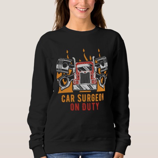 Car Surgeon on Duty Mechanic Car  Car Repair Trui (Voorkant)