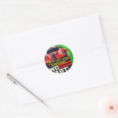 CAR T-shirt Ronde Sticker (Envelop)