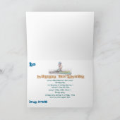 CAR TOON DAD verjaardagskaart Kaart (Binnen)