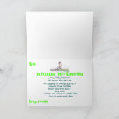 CAR TOON SON verjaardagskaart Kaart (Binnen)