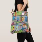 Car Town Canvas tas (Dichtbij)