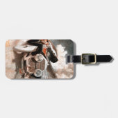 Car vs Train door William Harnden Foster Bagagelabel (Voorkant horizontaal)