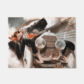 Car vs Train door William Harnden Foster Deurmat (Voorkant)