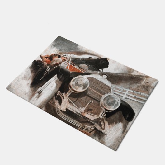 Car vs Train door William Harnden Foster Deurmat (Schuin)