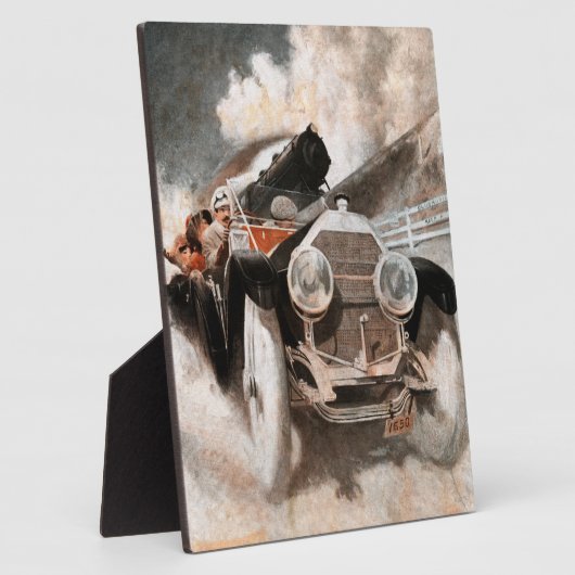 Car vs Train door William Harnden Foster Fotoplaat (Zijkant)