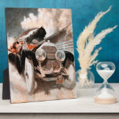 Car vs Train door William Harnden Foster Fotoplaat (Zijkant)