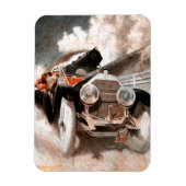 Car vs Train door William Harnden Foster Magneet (Verticaal)