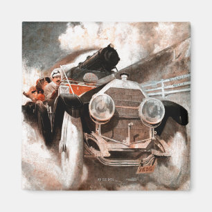 Car vs Train door William Harnden Foster Magneet