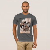 Car vs Train door William Harnden Foster T-shirt (Voorkant volledig)