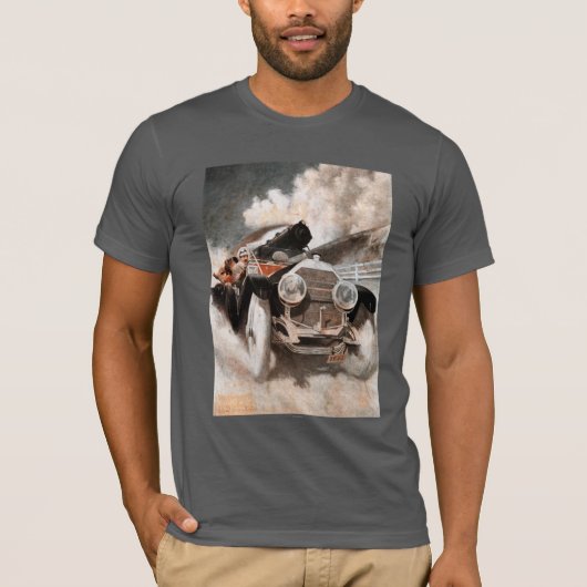 Car vs Train door William Harnden Foster T-shirt (Voorkant)