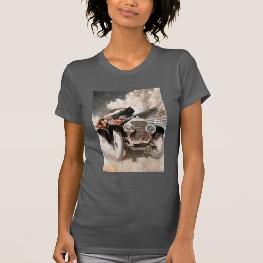 Car vs Train door William Harnden Foster T-shirt (Voorkant)