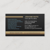 Car Wash and Detailing Professioneel Slank Visitekaartje (Achterkant)