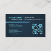 Car Wash and Detailing Professioneel Slank Visitekaartje (Achterkant)