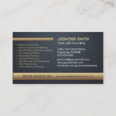 Car Wash and Detailing Professioneel Slank Visitekaartje (Achterkant)