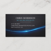 Car Wash & Auto Detailing Professional Visitekaartje (Achterkant)