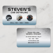 Car wash en detaillering geïnspireerd visitekaartje (Voorkant / Achterkant)