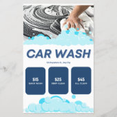 Car Wash Flyer (Voorkant)