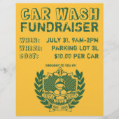 Car Wash Fundraiser Flyer (Voorkant)