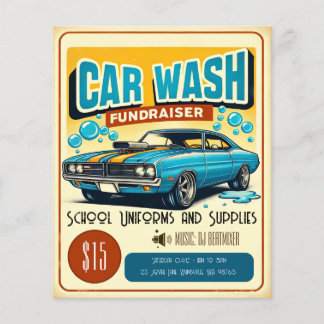 Car Wash Fundraiser Flyer