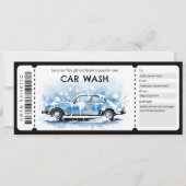 Car Wash Gift Certificate Kaart (Voorkant)